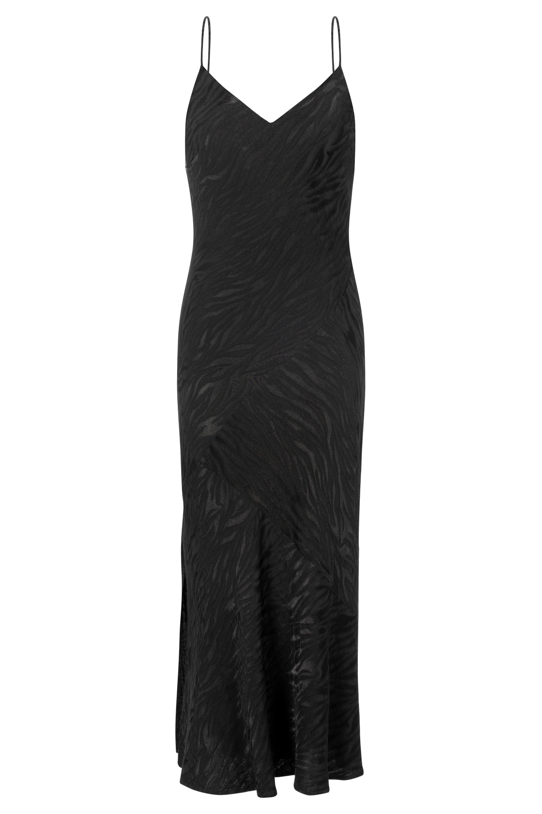 Black slip dress